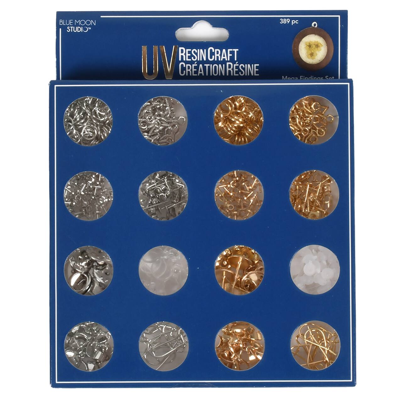 6 Pack: Blue Moon Studio™ UV Resin Craft Mega Findings Set